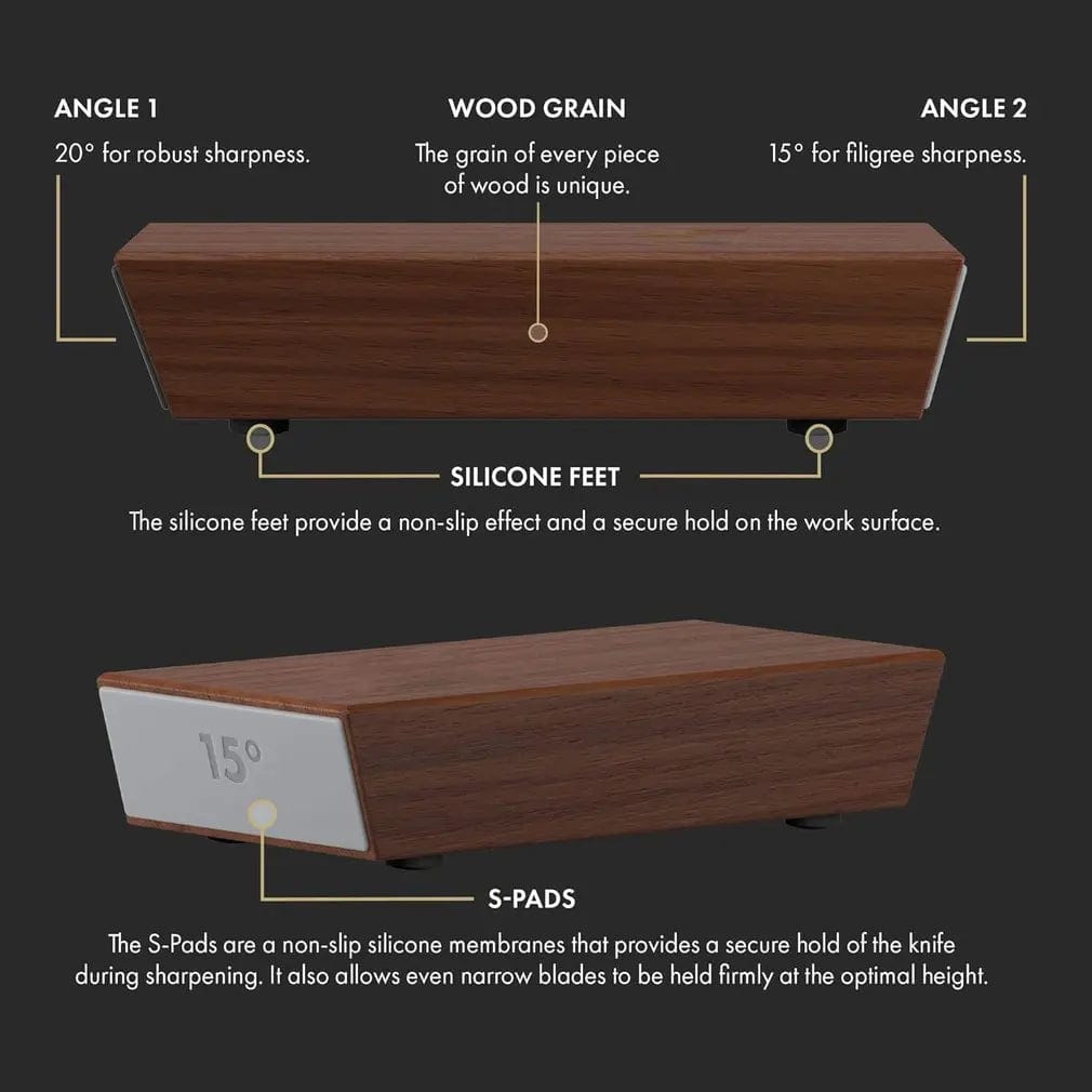 Aiguiseur de Couteau Professionnel à Rouleau Aiguiseur Couteau
