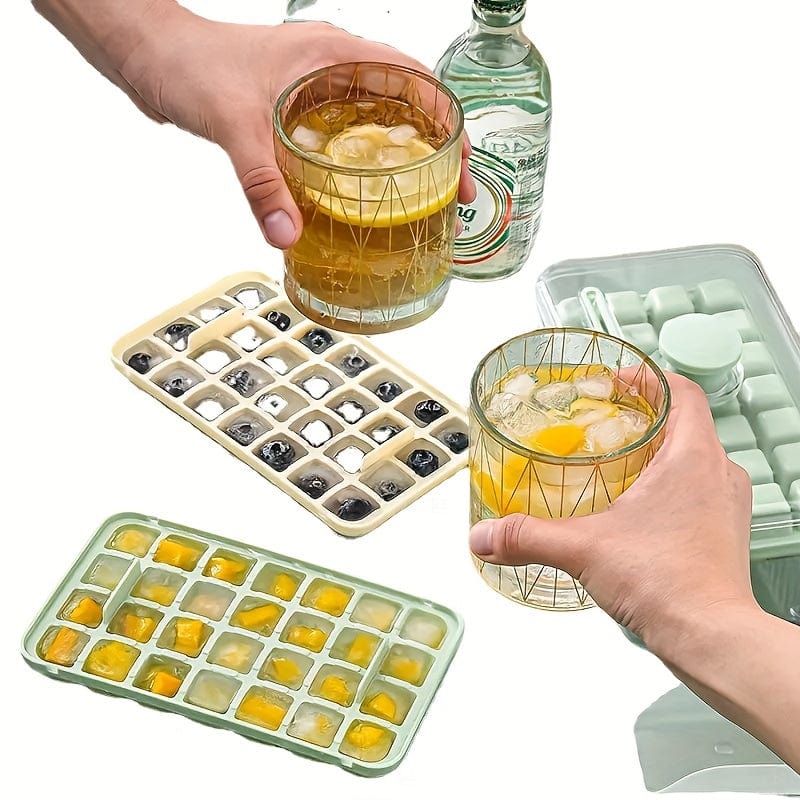 Bac à Glaçons Intelligent avec cuillère et boîte de rangement bac à glaçons