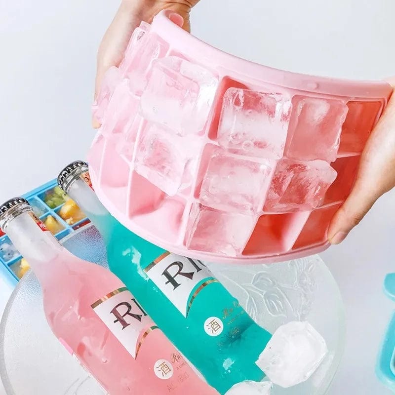 Bac à glaçons silicone 24/36 alvéoles avec couvercle amovible bac à glaçons