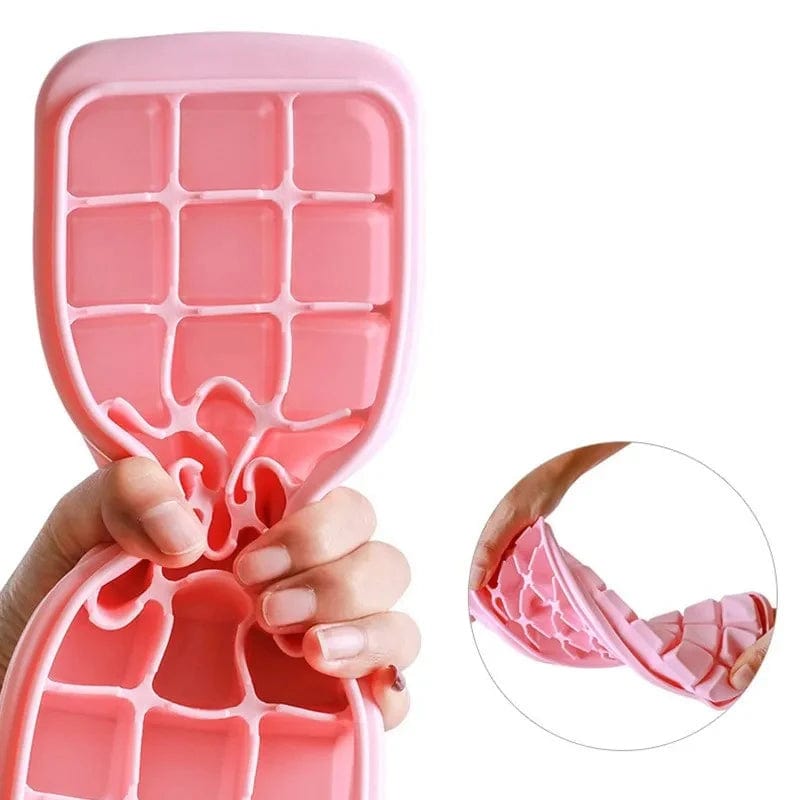 Bac à glaçons silicone 24/36 alvéoles avec couvercle amovible bac à glaçons