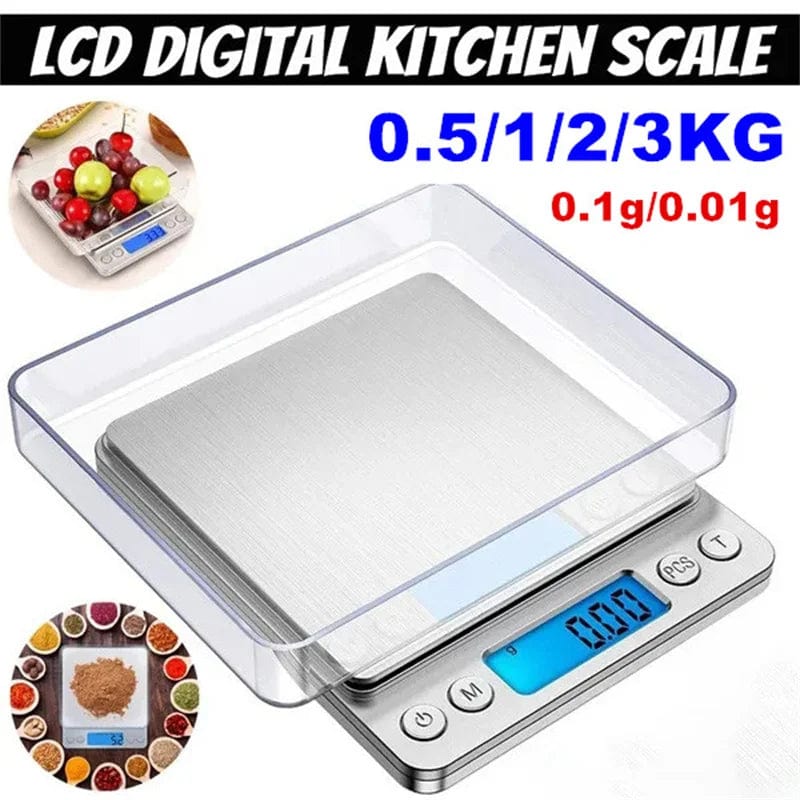 Balance de Cuisine Numérique de Poche LCD Rétroéclairé balance