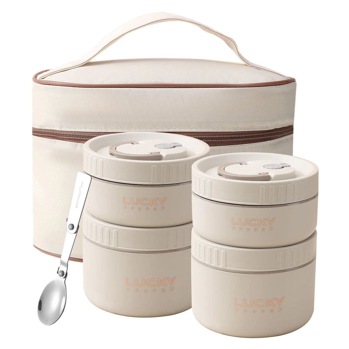 Bentos Japonais « Lucky » avec Sac de Transport Lunchbox