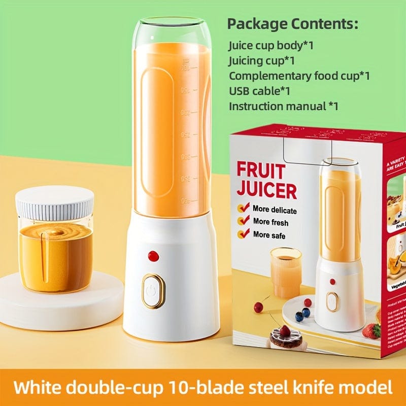 Blender Multifonction USB Rechargeable : Juicer Fruits, Légumes, Glace, Smoothie
