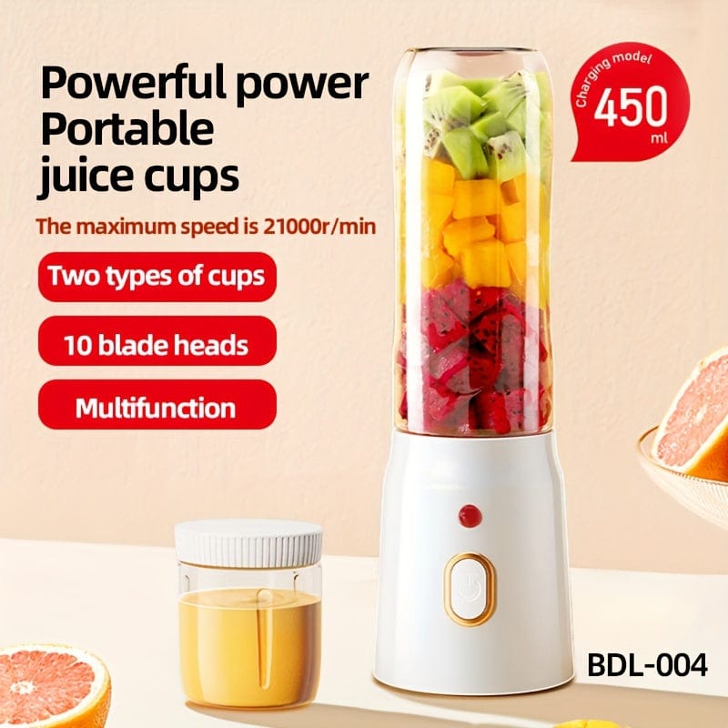Blender Multifonction USB Rechargeable : Juicer Fruits, Légumes, Glace, Smoothie blender