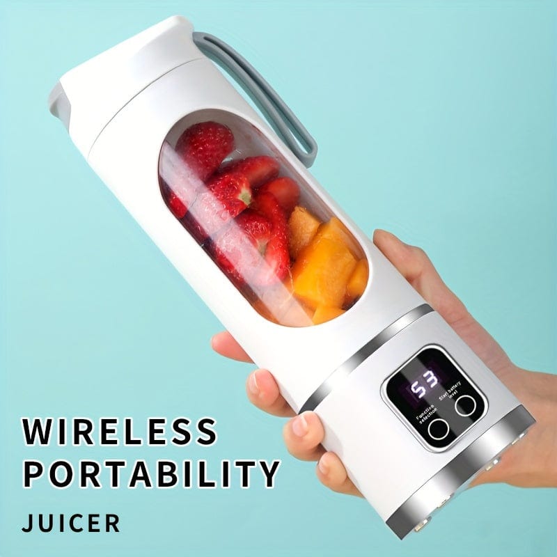 Blender USB Rechargeable avec affichage LED - 450ml, idéal smoothies & milkshakes blender