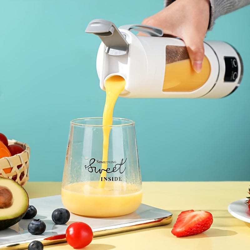Blender USB Rechargeable avec affichage LED - 450ml, idéal smoothies & milkshakes blender