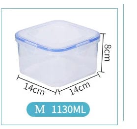 Boîte à lunch en plastique pour enfant 6 tailles - Eco-friendly, micro-ondable, hermétique