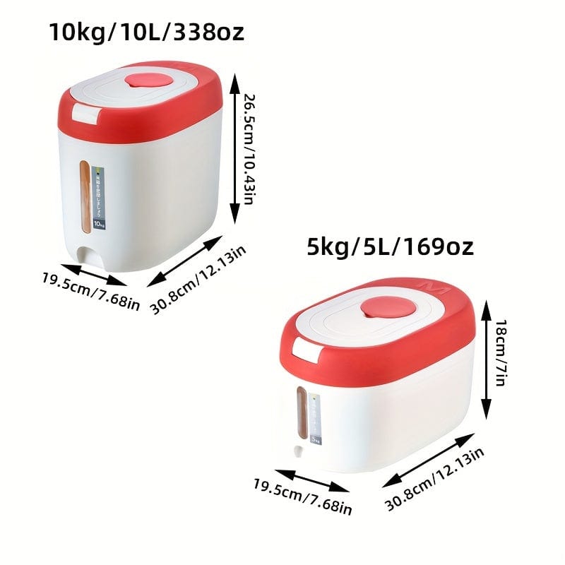 Boîte de Rangement pour Riz Scellée de Grande Capacité Boîtes Hermétiques