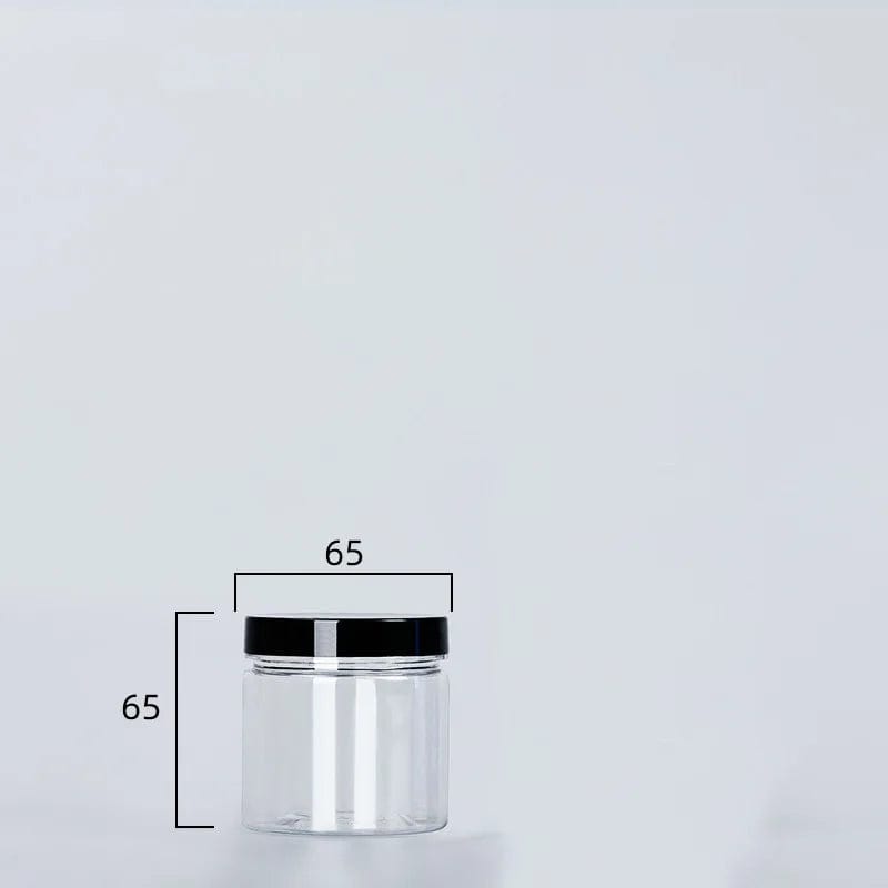Boîte de Rangement Ronde Alimentaire à Couvercle Noir