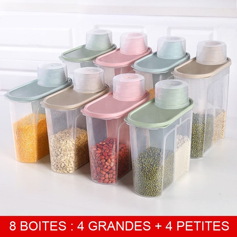 Boites de conservation des ingrédients Boîtes Hermétiques