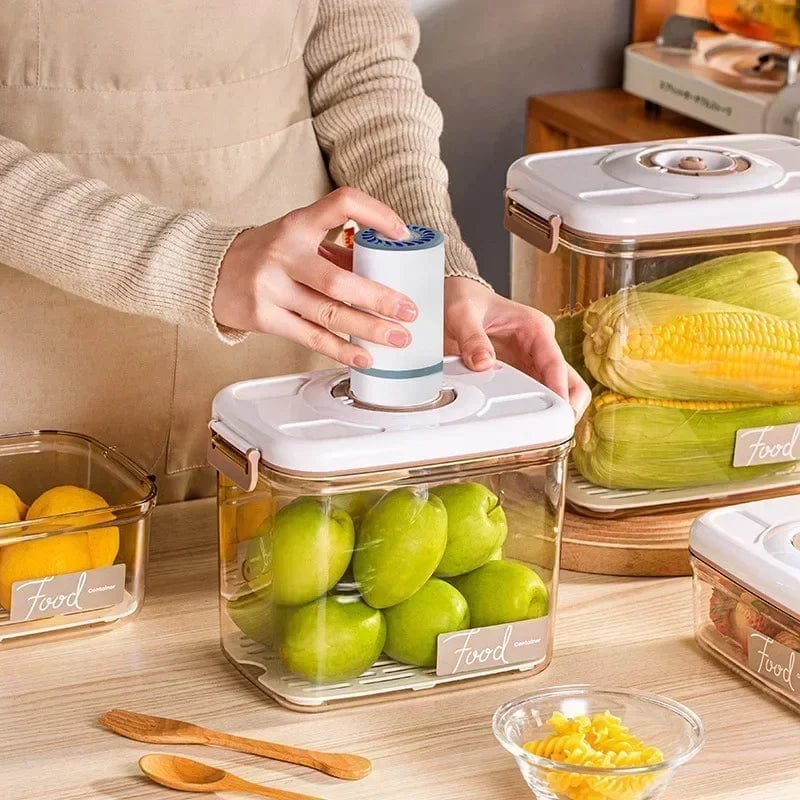 Boites hermétiques sous vide avec Pompe aspirante Boîtes Hermétiques