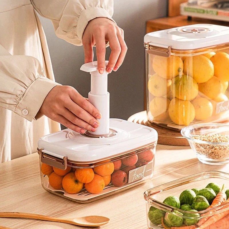 Boites hermétiques sous vide avec Pompe aspirante Boîtes Hermétiques