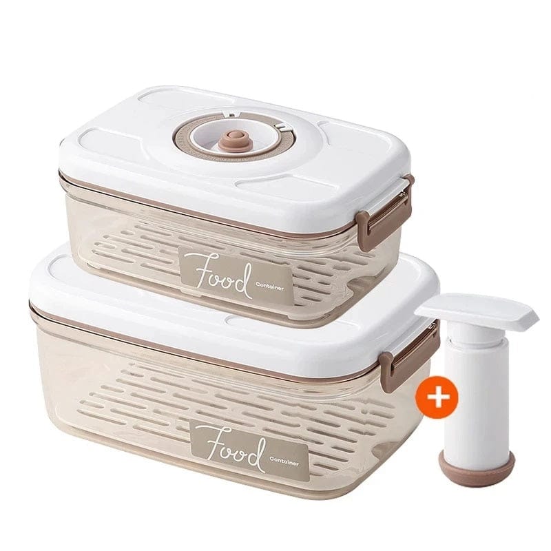 Boites hermétiques sous vide avec Pompe aspirante Boîtes Hermétiques