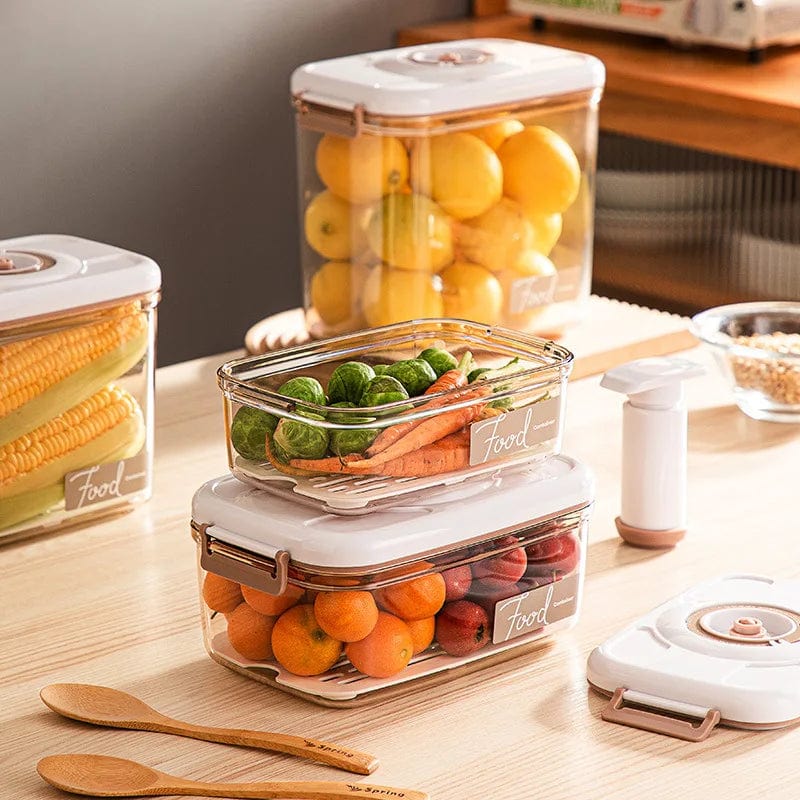 Boites hermétiques sous vide avec Pompe aspirante Boîtes Hermétiques