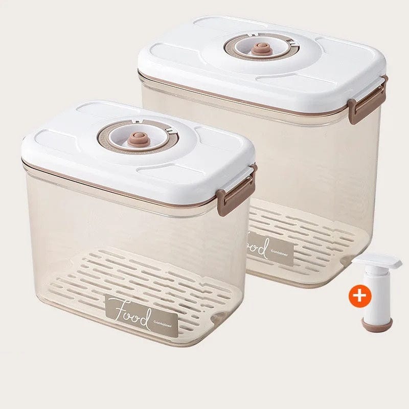 Boites hermétiques sous vide avec Pompe aspirante Boîtes Hermétiques