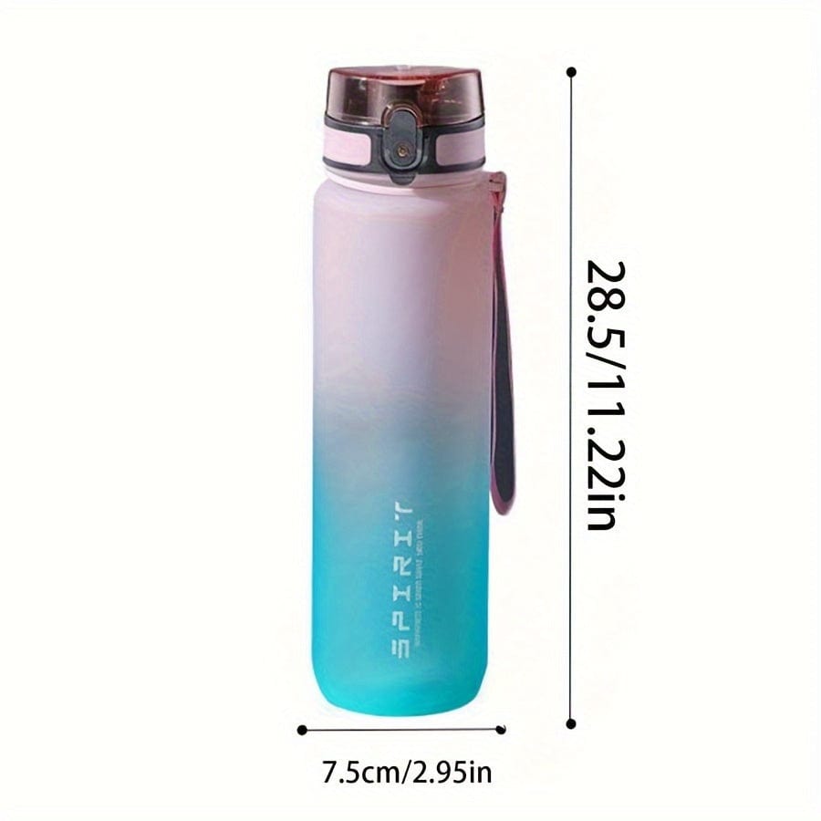 Bouteille d'eau Sportive en Plastique 500ml - Anti-Fuite - Pour Camping, Randonnée, Fitness - Cadeau Anniversaire