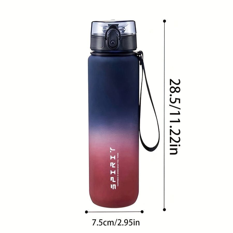 Bouteille d'eau Sportive en Plastique 500ml - Anti-Fuite - Pour Camping, Randonnée, Fitness - Cadeau Anniversaire