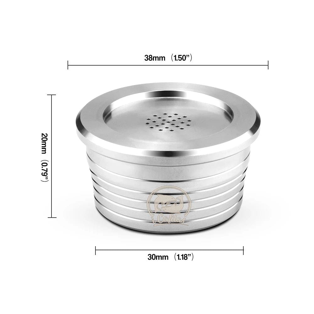 Capsules réutilisables pour Delta Q NDIQ7323, Lavazza EP Mini et  AAA 3A-C225 capsule