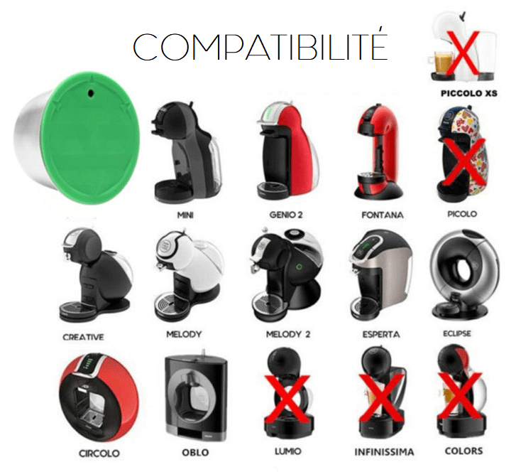 Capsules réutilisables pour Dolce Gusto (autres modèles) capsule