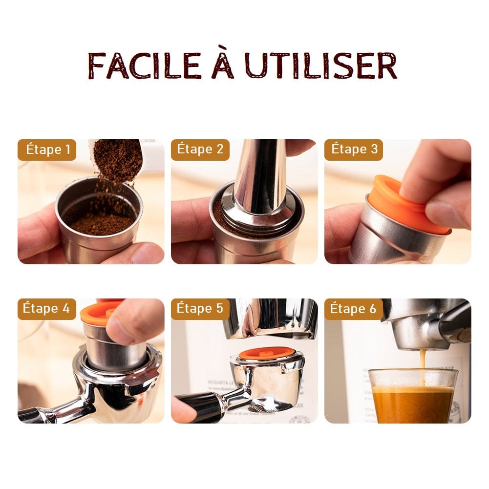 Capsules réutilisables pour Illy X7.1, Y3.2 et Y5 capsule