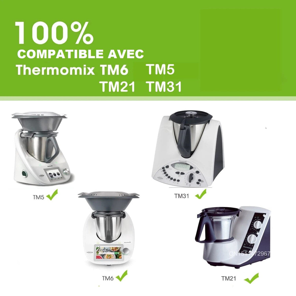 Clé de démoulage de pâte pour Thermomix Thermomix