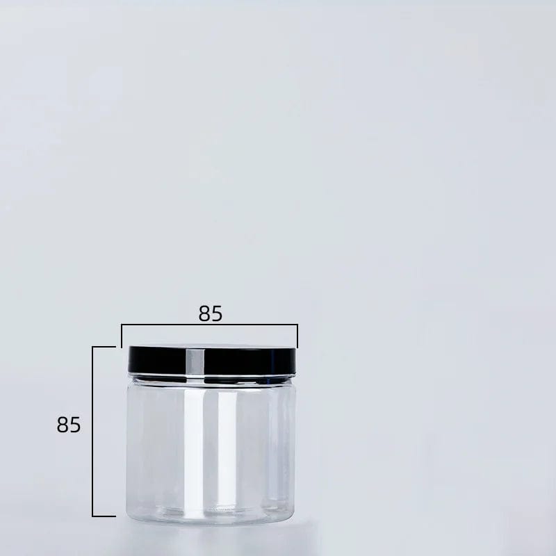 Boîte de Rangement Ronde Alimentaire à Couvercle Noir