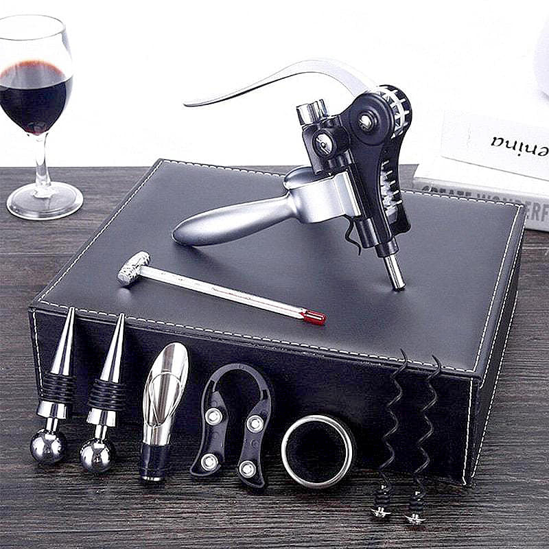 Coffret Sommelier du Tire-Bouchon à Levier double Coffret Sommelier