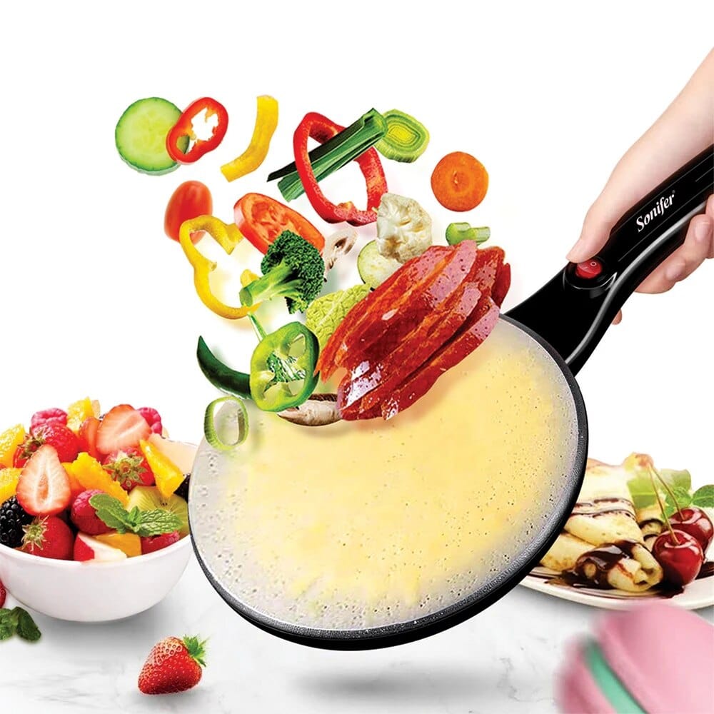 Crêpière électrique<br>pour des crêpes parfaites Crêpière