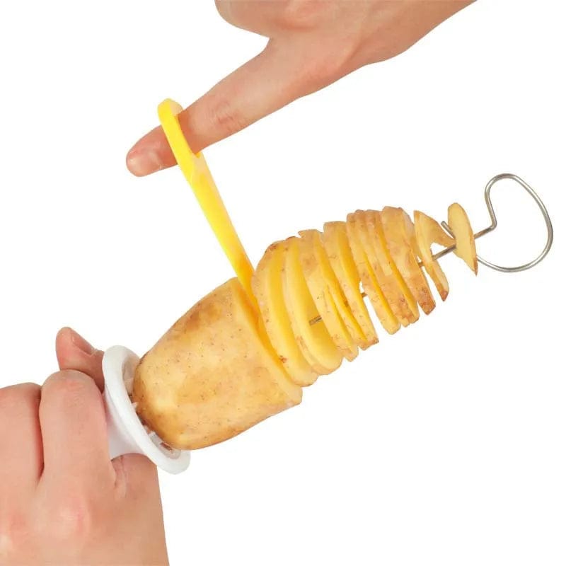 Découpeur de Pommes de Terre en Spirale Créatif Coupe Frites