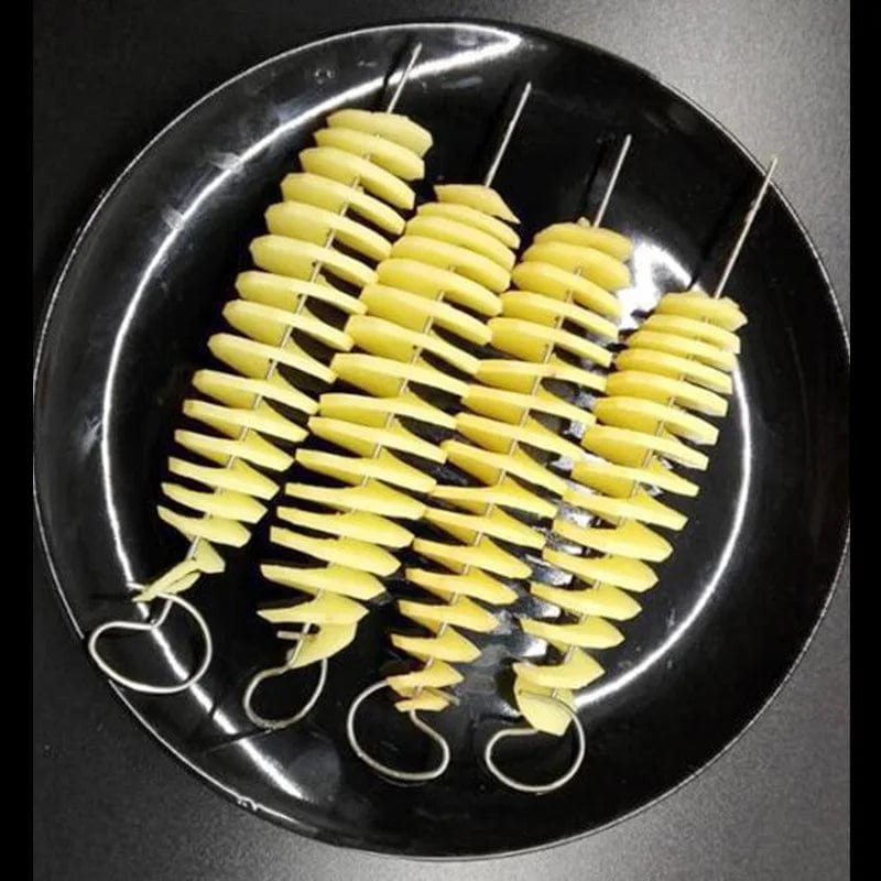 Découpeur de Pommes de Terre en Spirale Créatif Coupe Frites