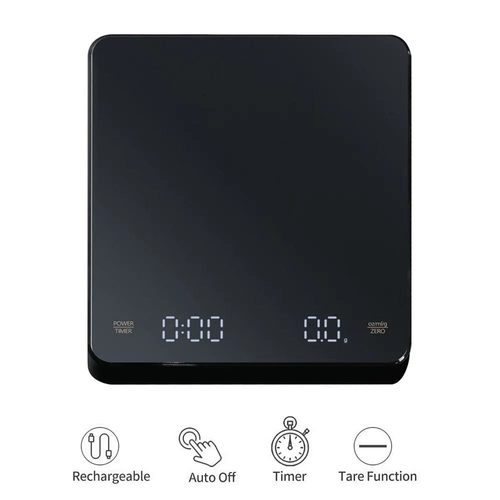 Balance de Cuisine Digitale avec Minuteur LED - Écran LED - USB balance