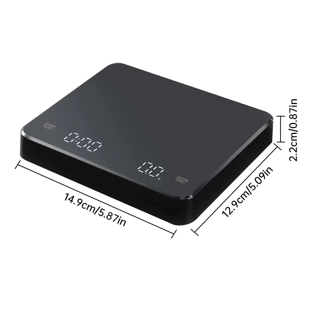 Balance de Cuisine Digitale avec Minuteur LED - Écran LED - USB balance