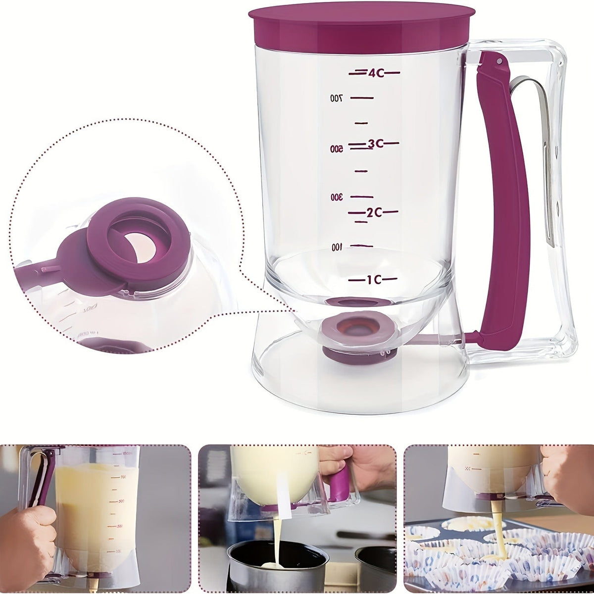 Distributeur de Pâte à Cupcakes