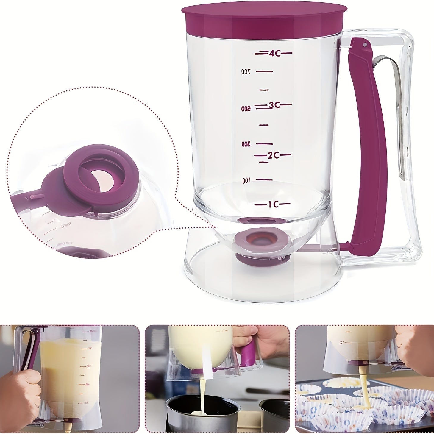 Distributeur de Pâte à Cupcakes