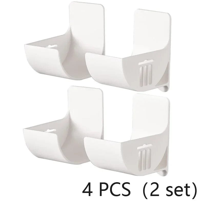 Distributeur de sacs poubelle mural Kitchen Bath en plastique - Lot de 4/2 - Rangement frais pour sacs poubelle