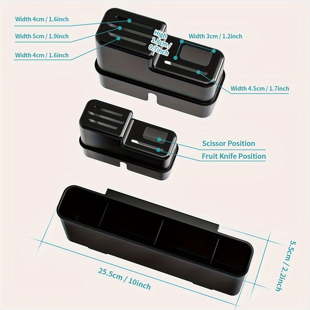 Égouttoir à vaisselle double étages avec range-couverts et égouttoir, Rangement vaisselle multifonction, Grande capacité, Pour plan de travail cuisine