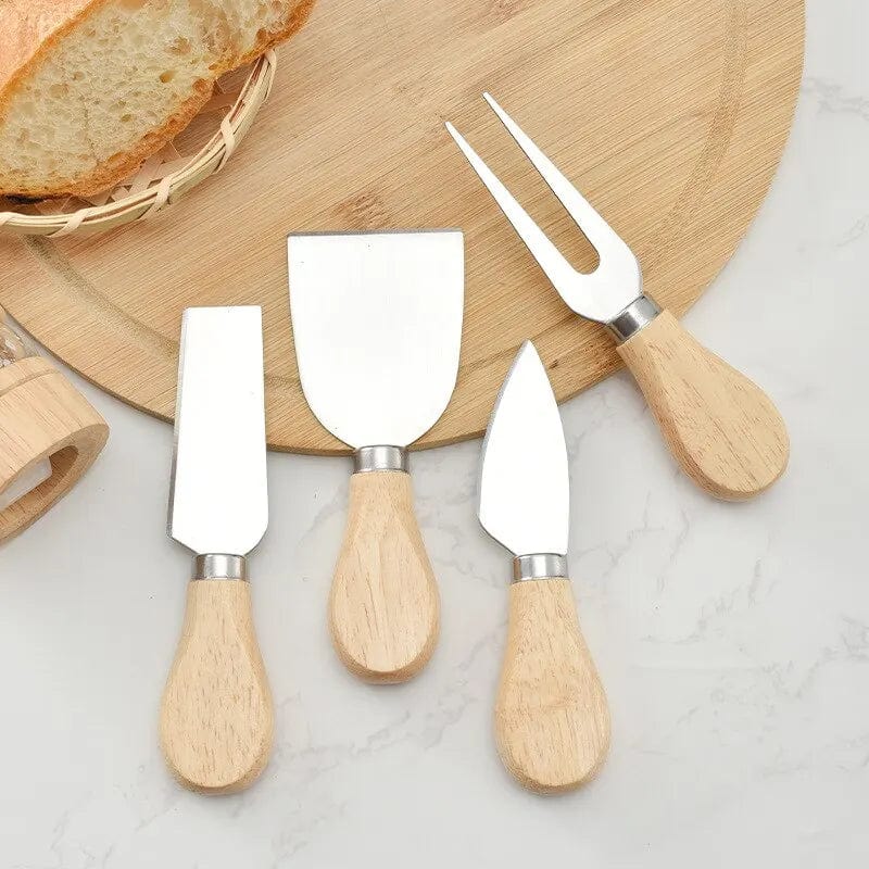 Ensemble de couteaux à fromage en acier inoxydable 6 pièces