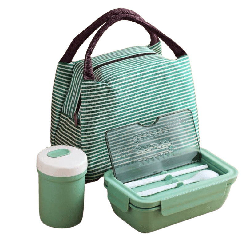 Ensemble « Lunch Box Kids » : Boite repas + Couverts + Verre + Sac Lunchbox