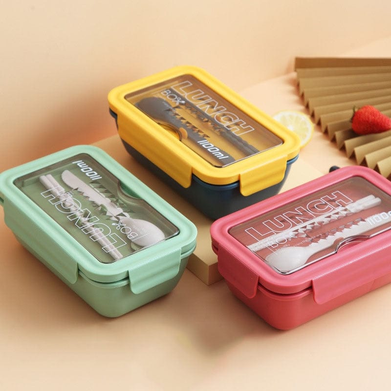 Ensemble « Lunch Box Kids » : Boite repas + Couverts + Verre + Sac Lunchbox