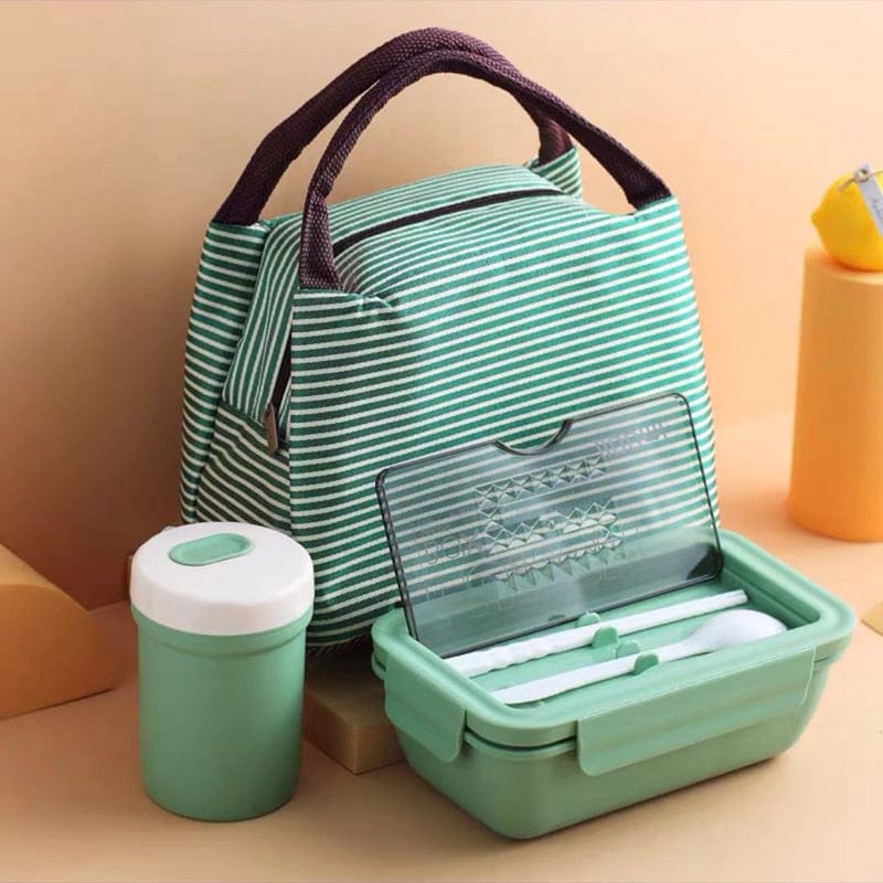 Ensemble « Lunch Box Kids » : Boite repas + Couverts + Verre + Sac Lunchbox