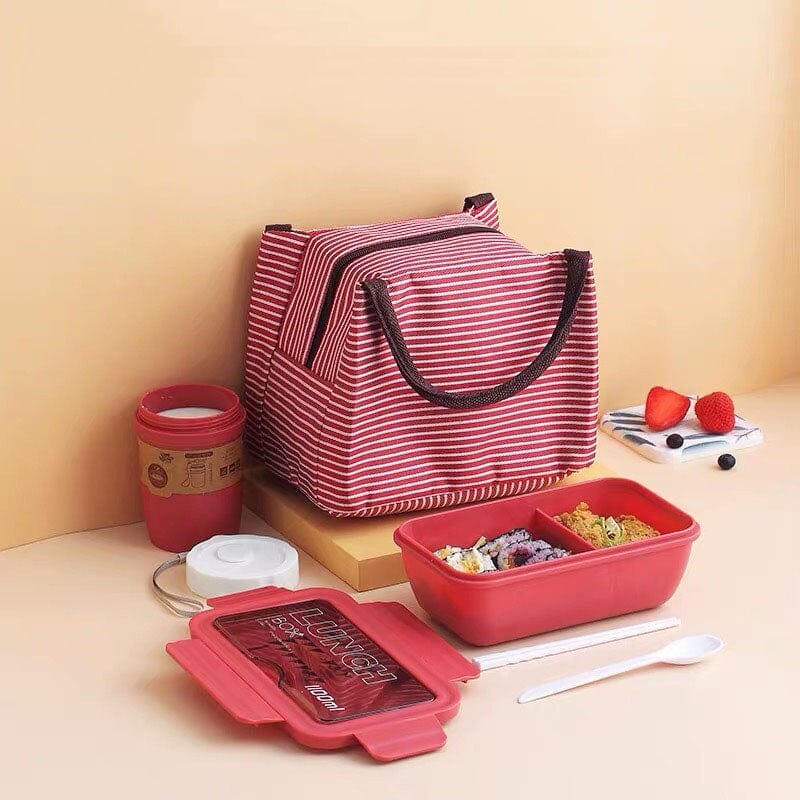 Ensemble « Lunch Box Kids » : Boite repas + Couverts + Verre + Sac Lunchbox