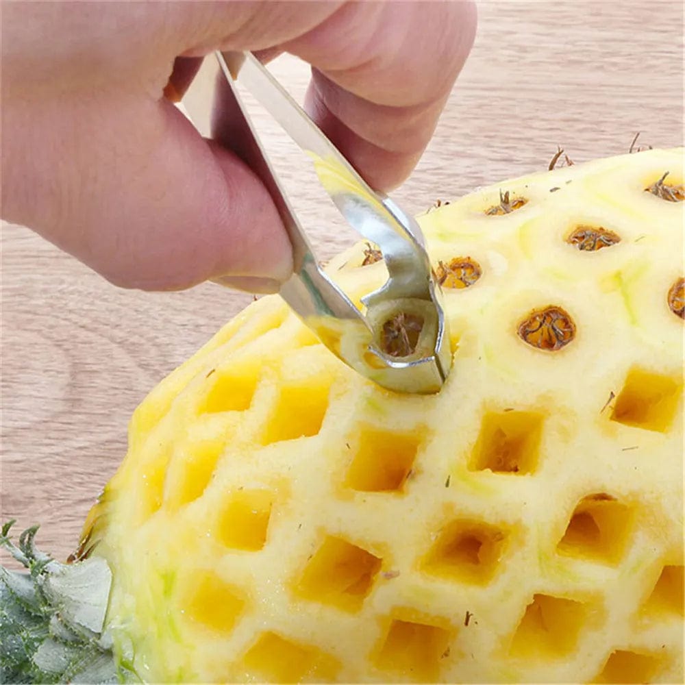 Eplucheur d'Ananas en Acier Inoxydable - Gadgets de Cuisine - Eco-Friendly Coupe Fruits