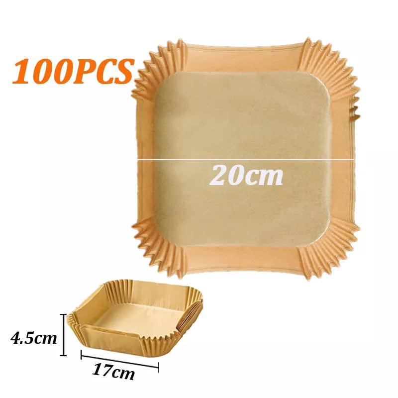 Feuilles Jetables pour Air Fryer (50/100 feuilles) Air Fryer
