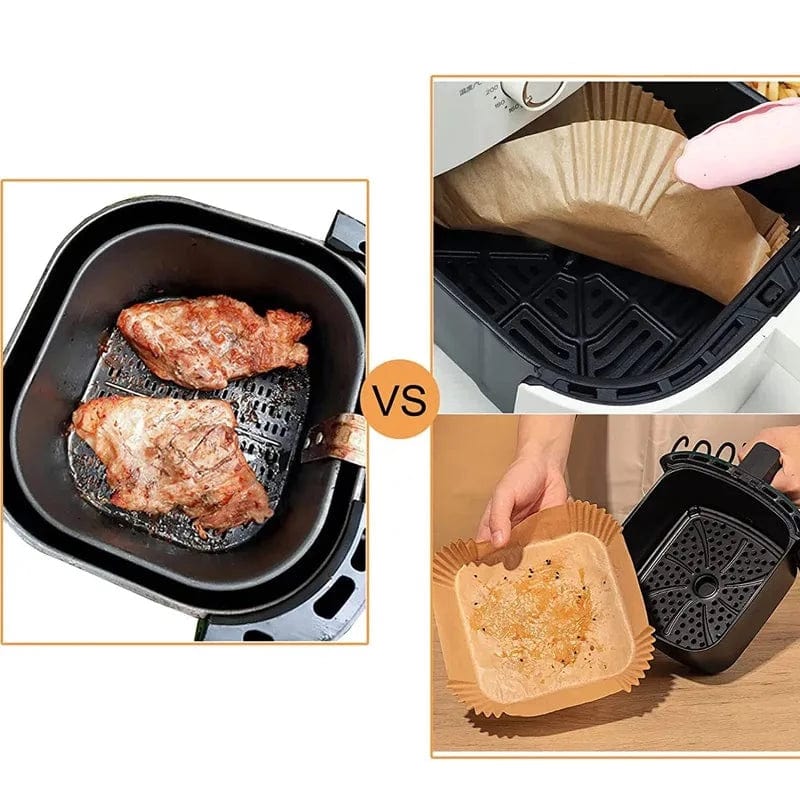 Feuilles Jetables pour Air Fryer (50/100 feuilles) Air Fryer