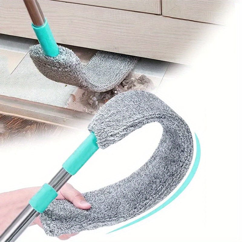 Kit Brosse à Poussière en Microfibre avec Manche Extensible - Nettoyage Sec Humide pour Canapé, Lit, Meubles
