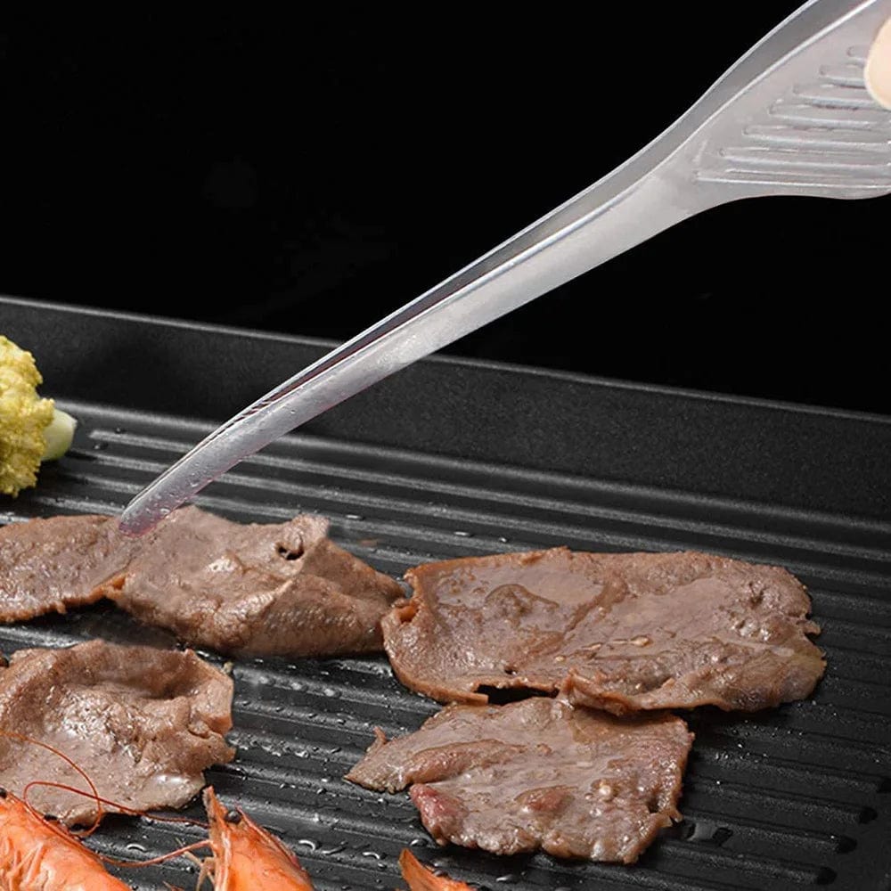 Pinces de barbecue coréennes en acier inoxydable - Pratiques et durables barbecue