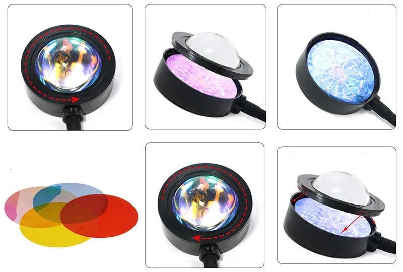 Lampe Coucher de Soleil controlable à distance (par télécommande et smartphone)