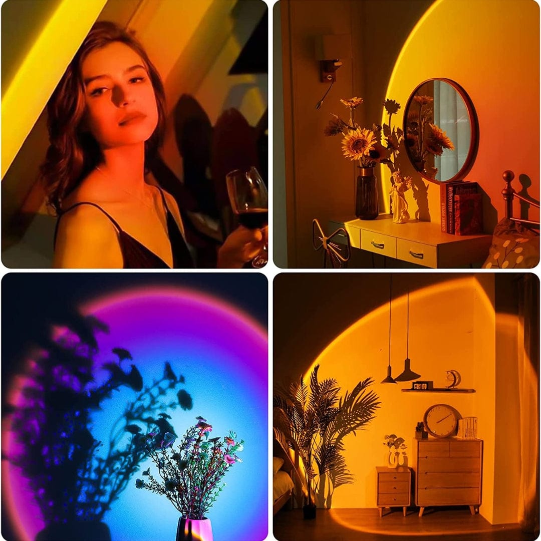 Lampe Coucher de Soleil controlable à distance (par télécommande et smartphone)