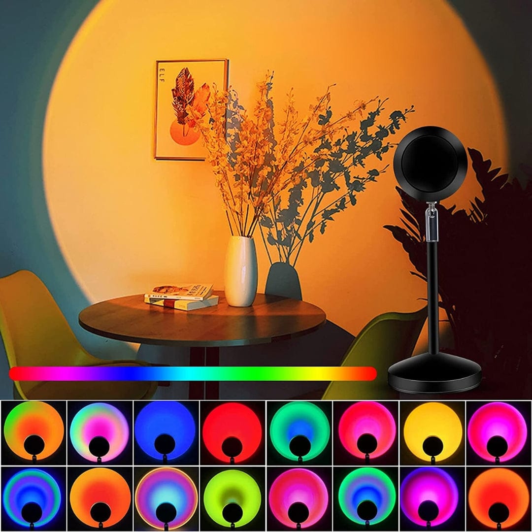 Lampe Coucher de Soleil controlable à distance (par télécommande et smartphone)