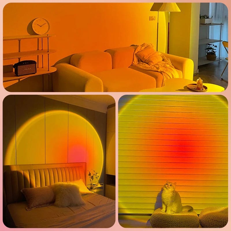 Lampe Coucher de Soleil controlable à distance (par télécommande et smartphone)